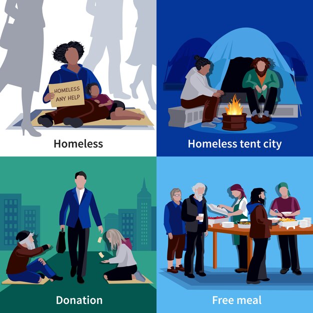 Homeless People Design Concept