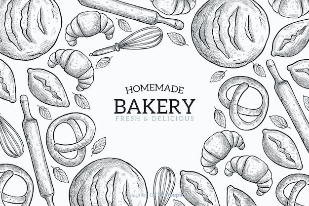 Homemade bakery background