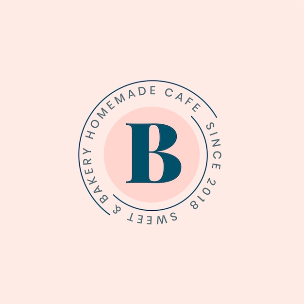 Homemade bakery logo badge design