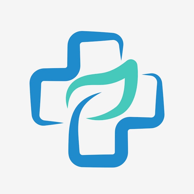 Hospital logo design vector medical cross