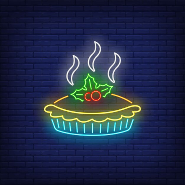 Hot pie neon sign