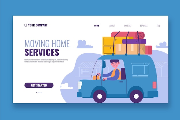 House moving services landing page