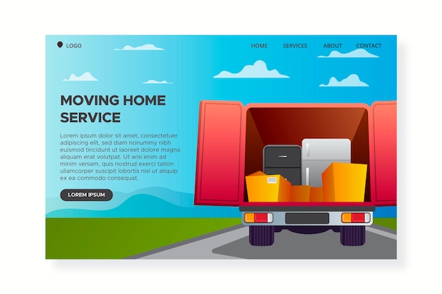 House moving services - landing page