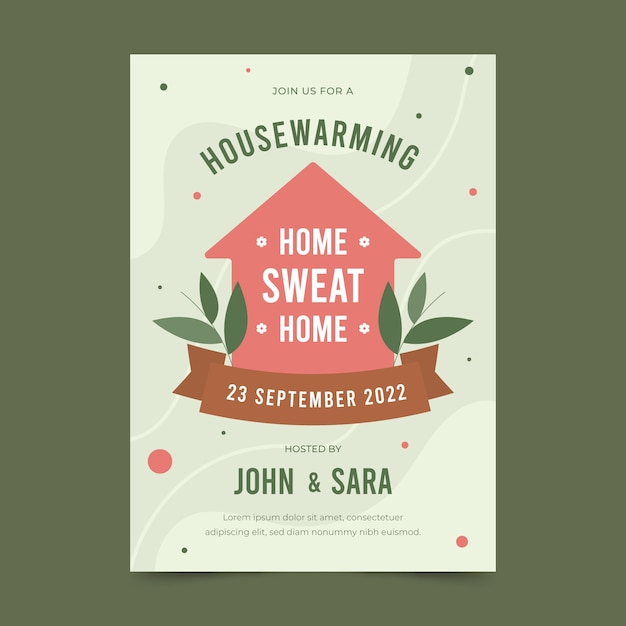 House warming party invitation