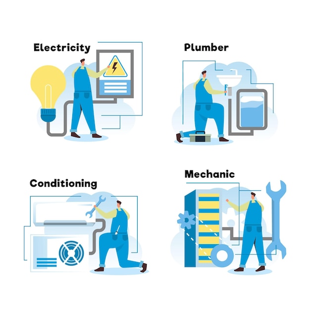 Household and renovation professions