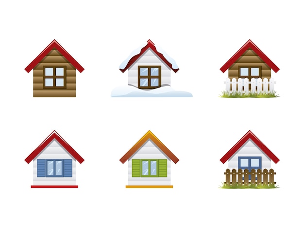 Houses icon collecti