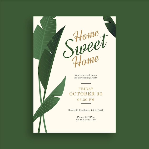 Housewarming party invitation