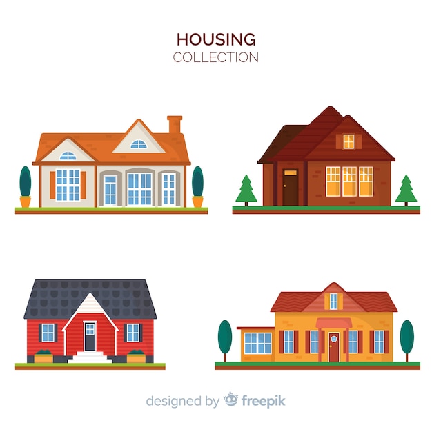 Free Vector housing collection