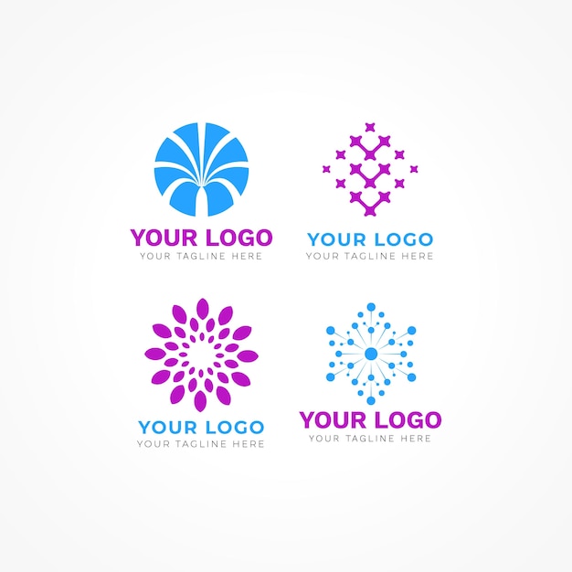 Free vector hub logo template