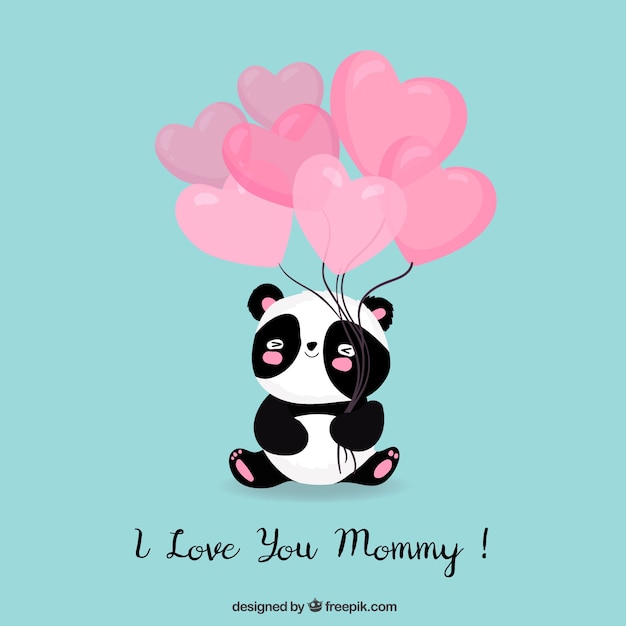 I love you mommy cute background