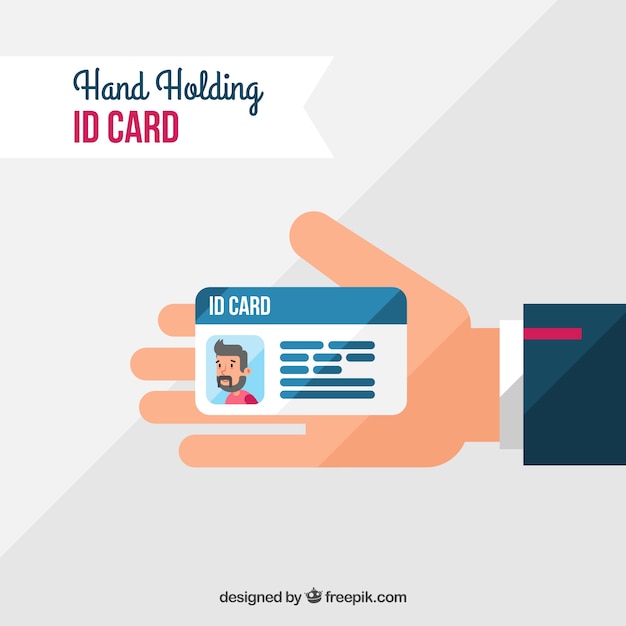 Id card illustration