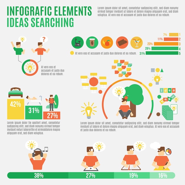 Ideas Infographic Set