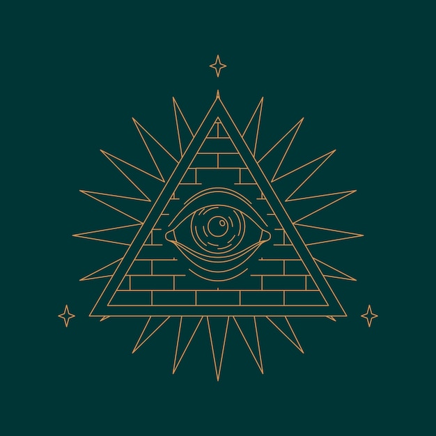 Illuminati symbol illustration