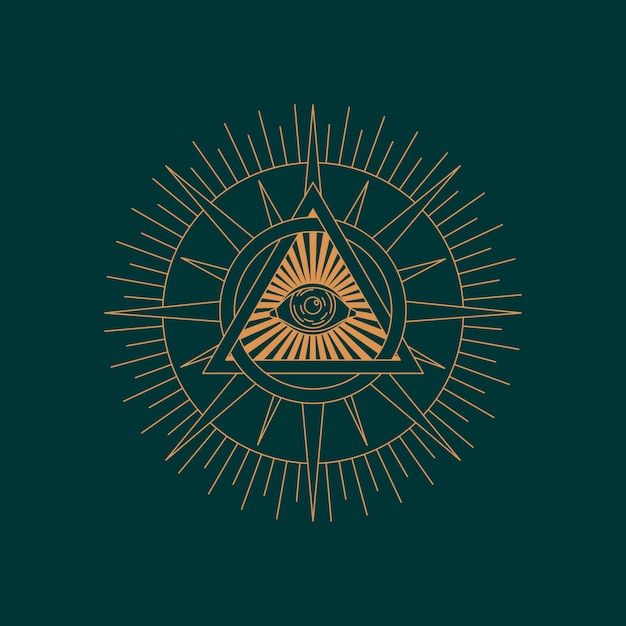 Illuminati symbol illustration