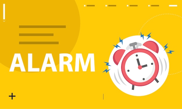 Free Vector illustration of alarm clock