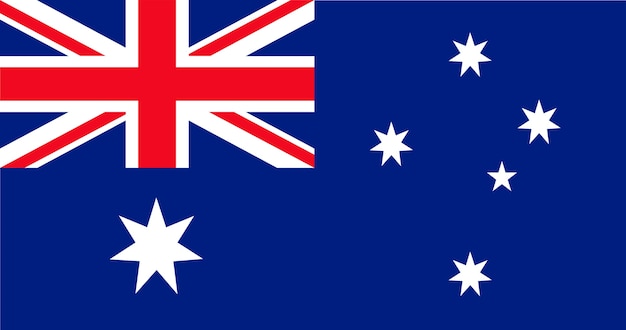 Illustration of Australia flag