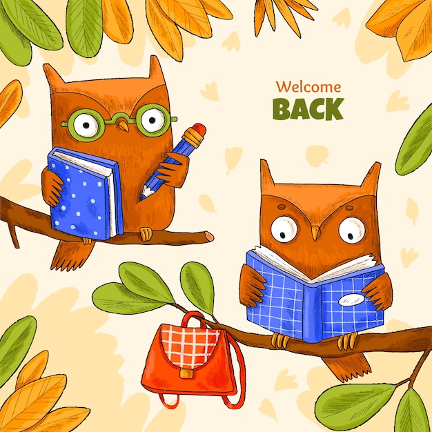 Free Vector illustration for back to school season