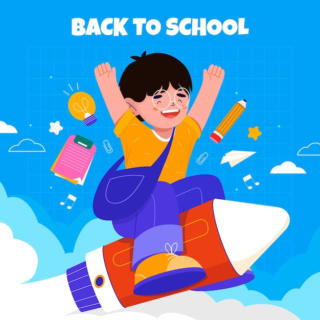 Illustration for back to school season