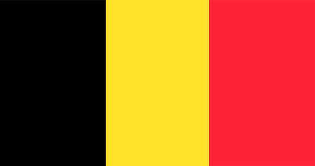 Free Vector illustration of belgium flag