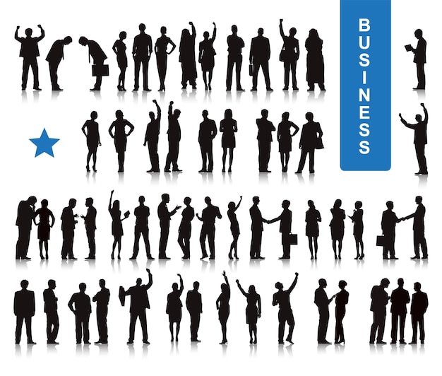 Illustration of business people