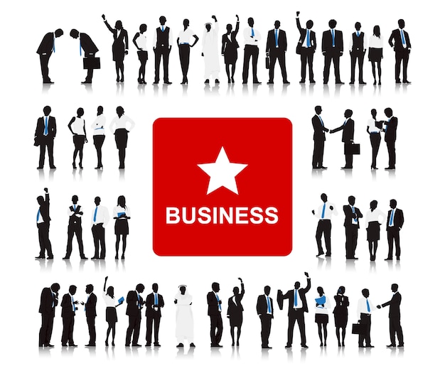 Illustration of business people