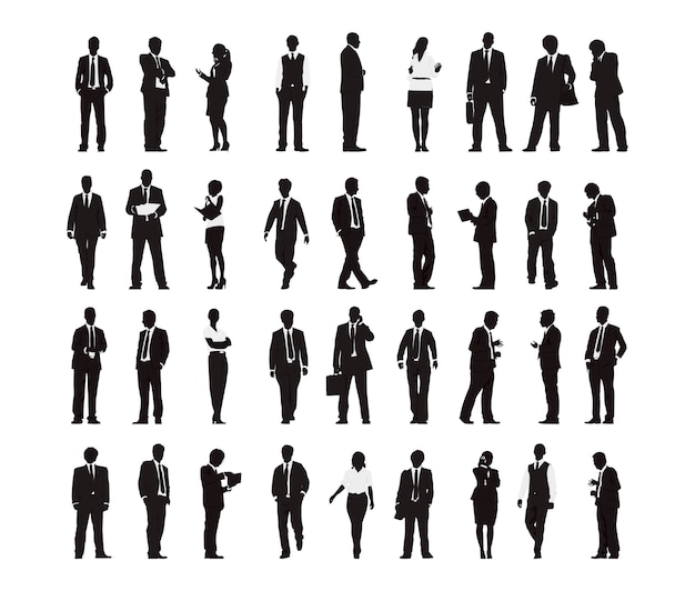 Illustration of business people