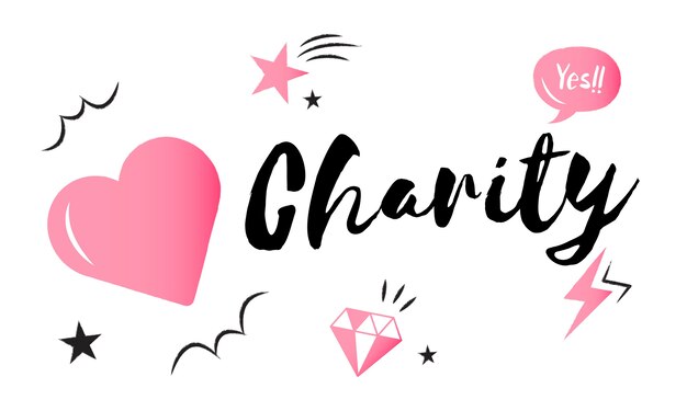 Illustration of charity support