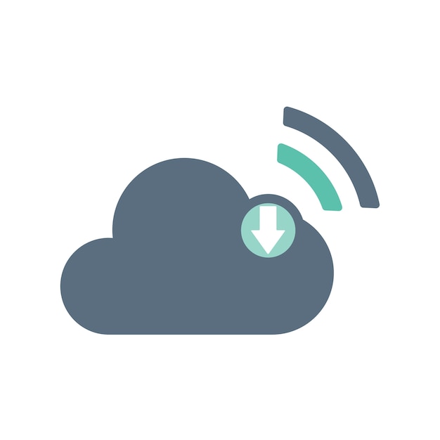 Illustration of cloud storage