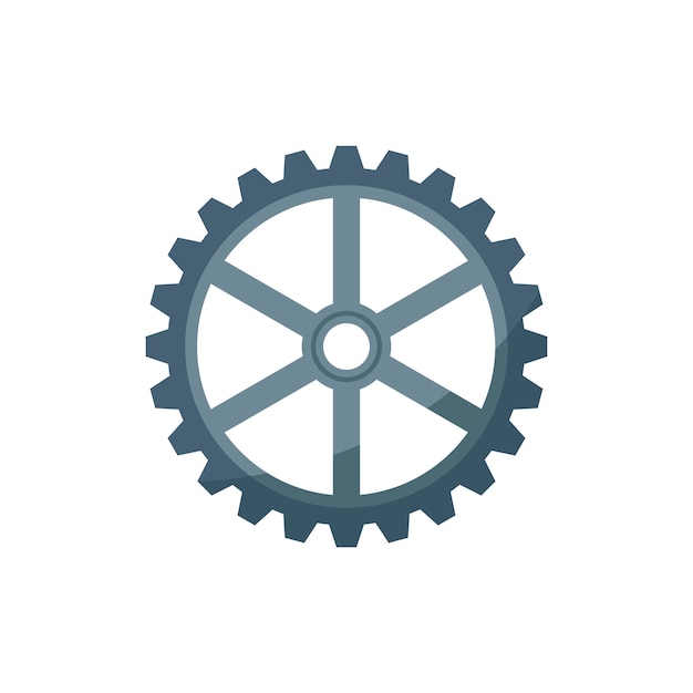 Free Vector illustration of a cogwheel