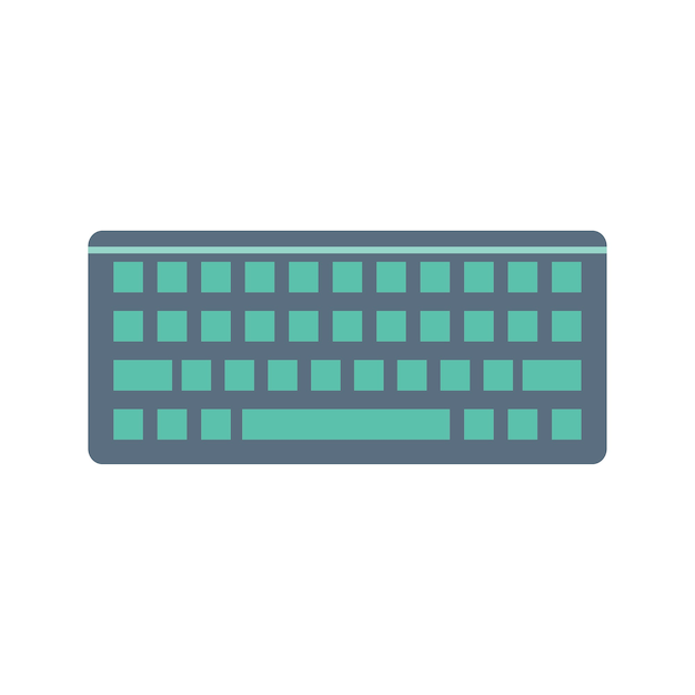 Free Vector illustration of computer keyboard