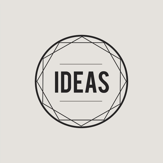 Illustration of creative ideas concept icon