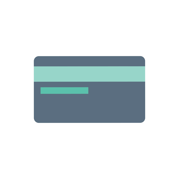 Illustration of credit card icon