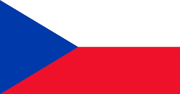 Free Vector illustration of czech republic flag