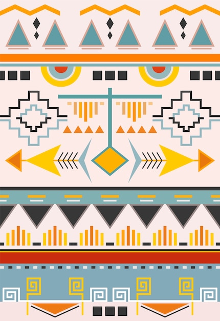 Illustration of ethnic pattern