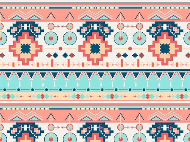 Free vector illustration of ethnic pattern