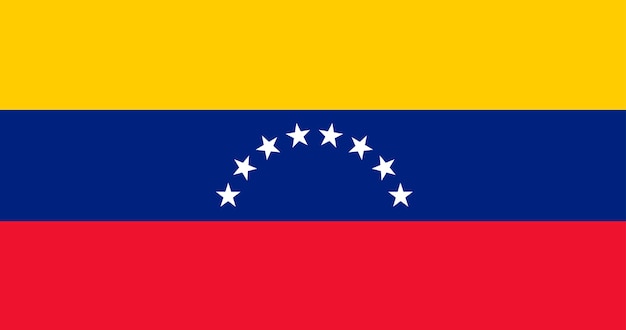 Illustration flag of Venezuela