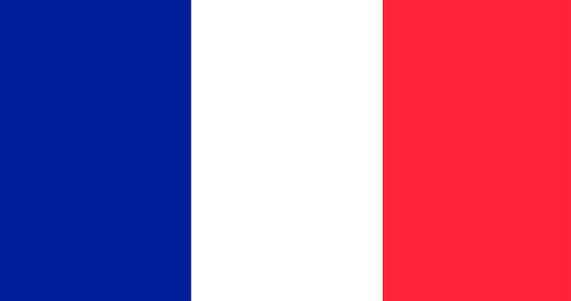 Free Vector illustration of france flag