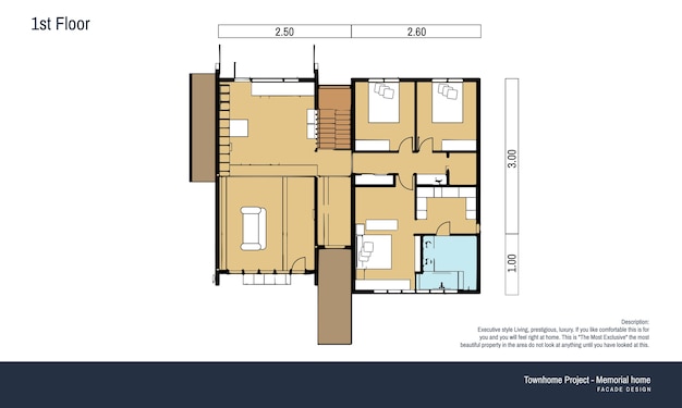 Illustration of house planning