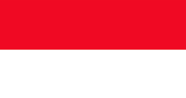 Free Vector illustration of indonesia flag