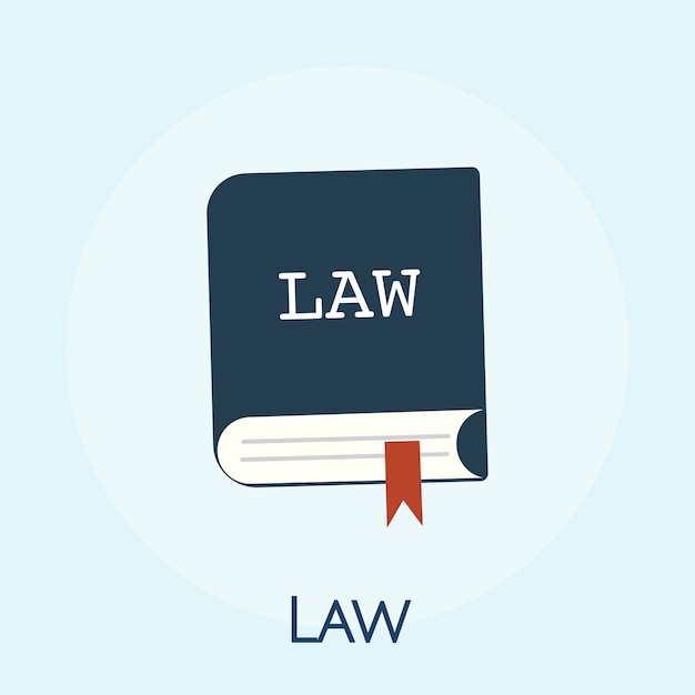 Free Vector illustration of law concept