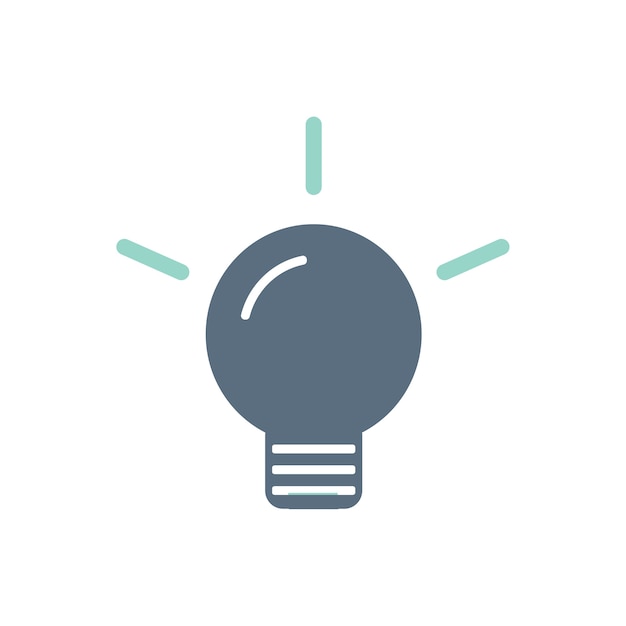 Free Vector illustration of light bulb icon