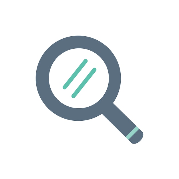 Illustration of magnifying glass icon