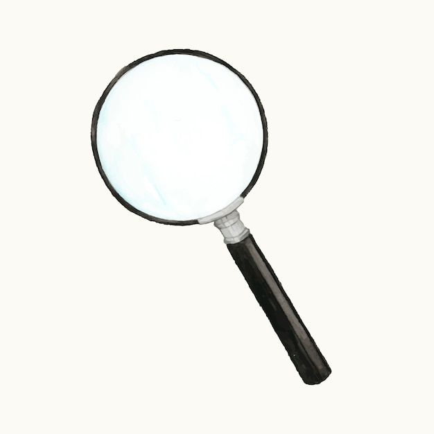 Illustration of a magnifying glass