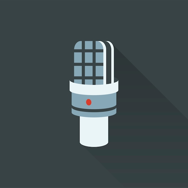 Free vector illustration of microphone icon