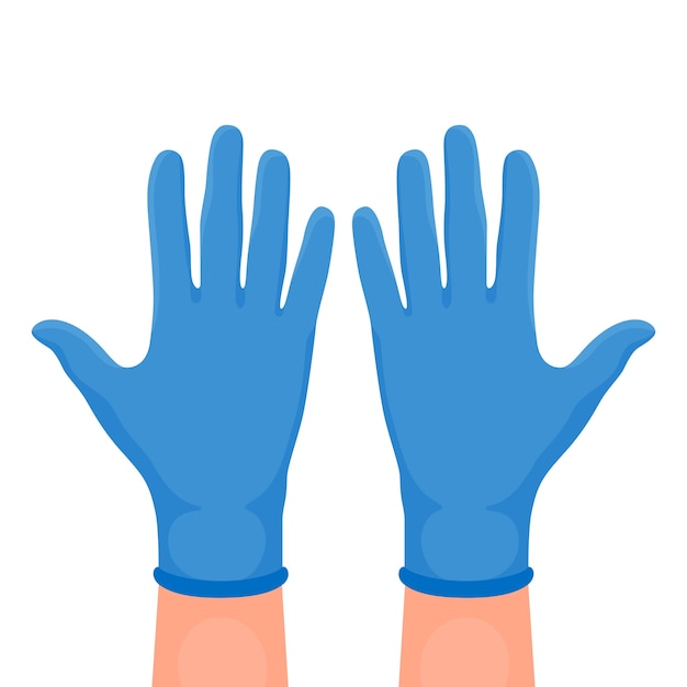 Illustration of protective gloves