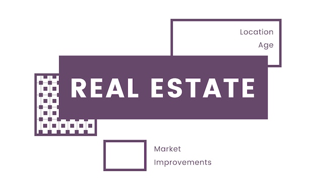 Free Vector illustration of real estate concept