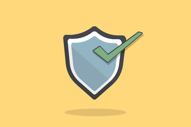 Free Vector illustration of shield icon