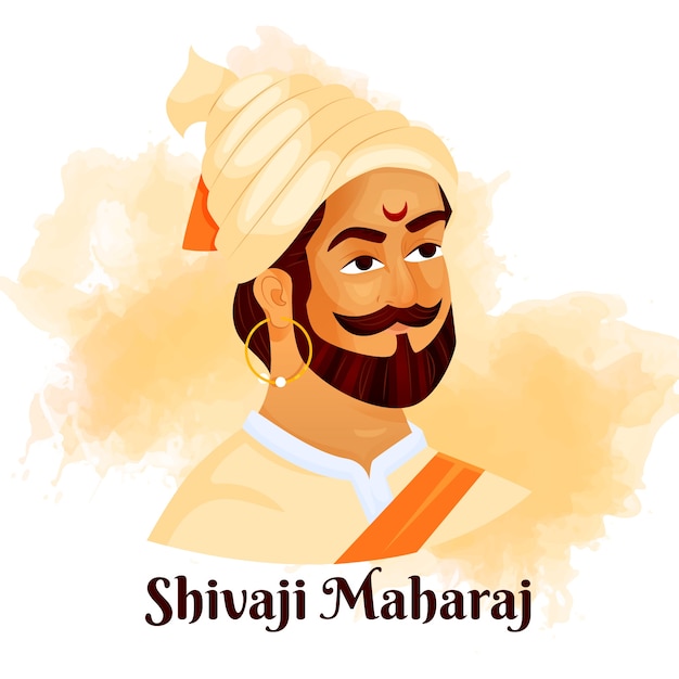 Illustration of shivaji maharaj