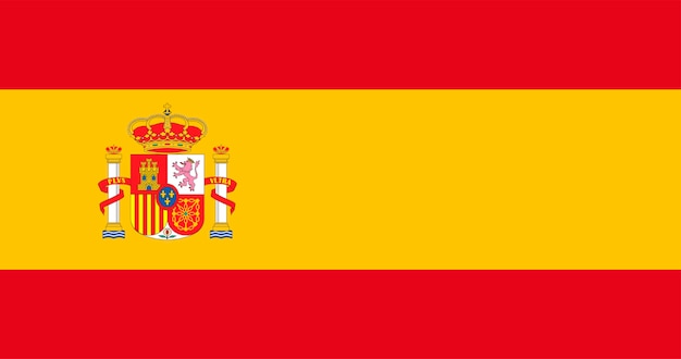 Free Vector illustration of spain flag