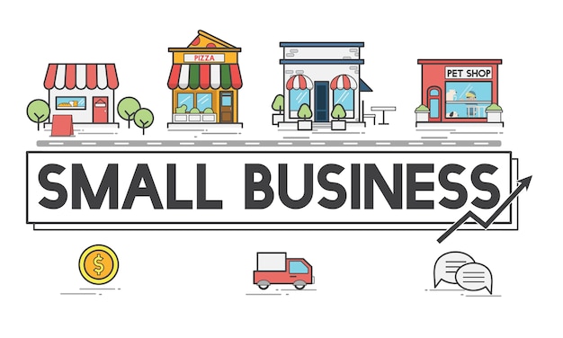 Free vector illustration of startup business